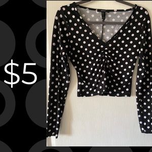 Forever 21 polka-dot shirt